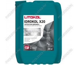 Добавка латексная к штукатурке IDROKOL X20-м (канистра) 20 л Добавка латексная к штукатурке IDROKOL X20-м (канистра) 20 л