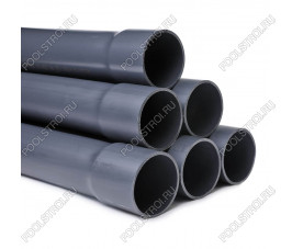 Труба Aquaviva ПВХ d140*5.4 PN 10 L-3 (штука) Труба Aquaviva ПВХ d140*5.4 PN 10 L-3 (штука)