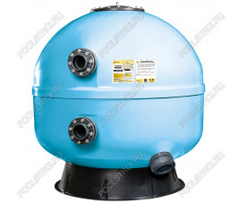 Фильтр AquaViva MS1600 (101м³/ч, 1600 мм, 3060 кг, 110 мм, 2,5Бар,1м засыпка)+люк д/выгрузки