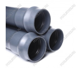 Труба Aquaviva НПВХ SDR33 d160*4.9 L-6140 (штука) Труба Aquaviva НПВХ SDR33 d160*4.9 L-6140 (штука)